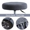 ZZDZW Bar Stool Cover Round Stool Slipcover 1/2/4/6pcs,Oraunent Stretch Stools Covers Polar Fleece Fabric Seat Cushion Slipcovers for 11-14in Round Stools Home Shop Protector Cover view 3