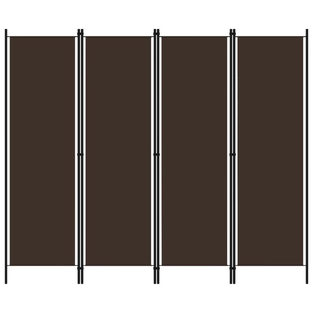 4-Panel Room Divider,Folding Screen,Freestanding Tall Partition, Lightweight Wall Divider for Dressing, Bedroom, Privacy Screen Room Dividers Home Office Brown 78.7"x70.9"