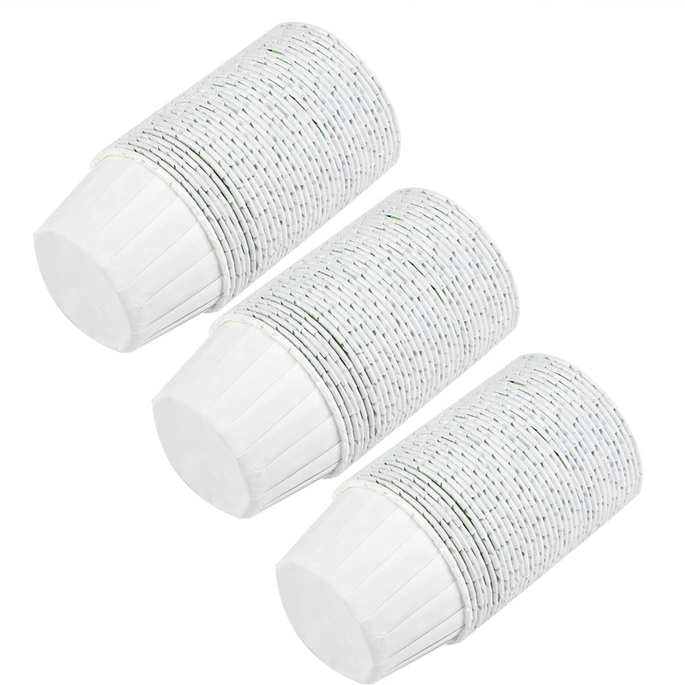Alvinlite Cupcake Paper Baking Cups Wrapper Liners Cake, Cupcake Liners for Baking Cupcakes Party, Wedding, Birthday,100pcs (White) Baking