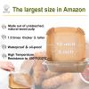 10 Inch Largest Square Air Fryer Disposable Paper Liner, XXL 100Pcs Air Fryer Parchment Liners for 8QT or Bigger Air Fryer, Non-stick, Food Grade Baking Paper for Frying, Roasting and Microwave view 2