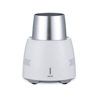 28W Instant Cooling Equipment Cup 350ML Electric Cooler Summer Quick Cooler Electric Powered Cup Cooler Cup Mug Holder Machine Mini Fridge Freezer for Beverage Yogurt Jelly White
