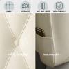 Headboard Cushion Large Wedge Upholstered Backrest Body Support Reading Pillow Headboard Backrest Support Cushion for Double Queen King Bed,C,No headboard 63"/160cm view 2