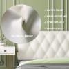 Headboard Cushion Large Wedge Upholstered Backrest Body Support Reading Pillow Headboard Backrest Support Cushion for Double Queen King Bed,C,No headboard 63"/160cm view 4