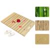 Bamboo Bath Mat, Wooden Shower Mat Non Slip for Bathroom, Floor Mat Square Rectangular for Sauna, Spa, Home Or Outdoor, 47 Different Sizes Natural 75X110Cm view 1