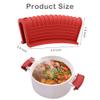 2 Pairs of Silicone Assist Handle Holder,Cast Iron Pan Skillet Handle Covers Soup POTS Pot Handle Holders,Handle Protectors Non-Slip Pot Holder Sleeve,Frying pan Casserole Oven Tray Cookware view 2