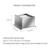 Stainless Steel Tofu Die Tofu Making Mould Built-in Gutters and Grooves Make Homemade Tofu, Cheese, Tempeh,17.7 * 17.7 * 9.2cm view 2