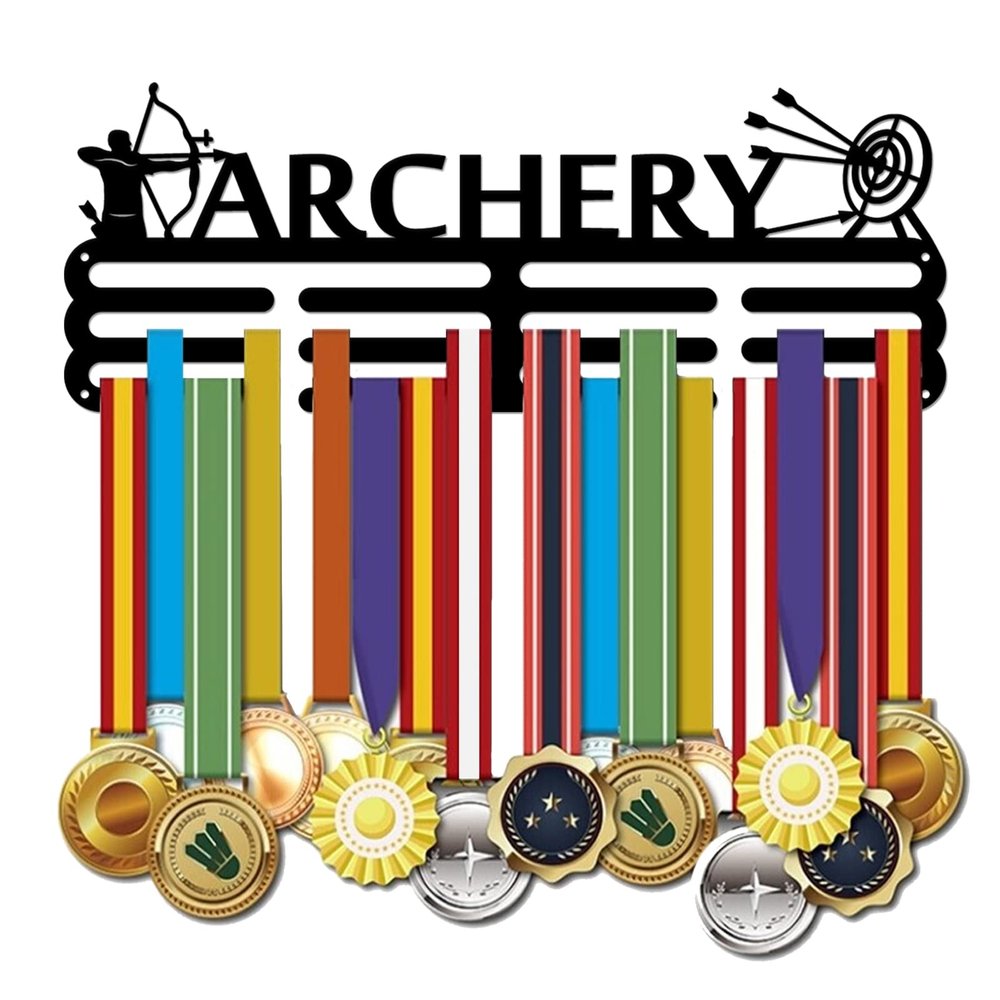 SUPERDANT Archery Medal Hanger Sports Medal Display Holder for Athletes