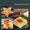 Tofu Making Mold Removable Stainless Steel Box Built-In Gutters and Grooves Ideal for Making Homemade Tofu, Cheese,17.7 * 17.7 * 9.2cm view 4
