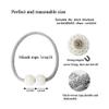 Curtain Clips Magnetic Curtain Holders Lace Buckles Ball Buckles Curtain Lace Accessories Home Decorations,Green,1 PCS view 3