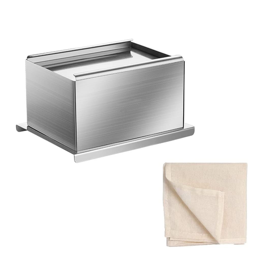Stainless Steel Tofu Press Mould Tofu Maker Pressing Mold Cheese Maker Press Mold for DIY Home,making 1.5kg