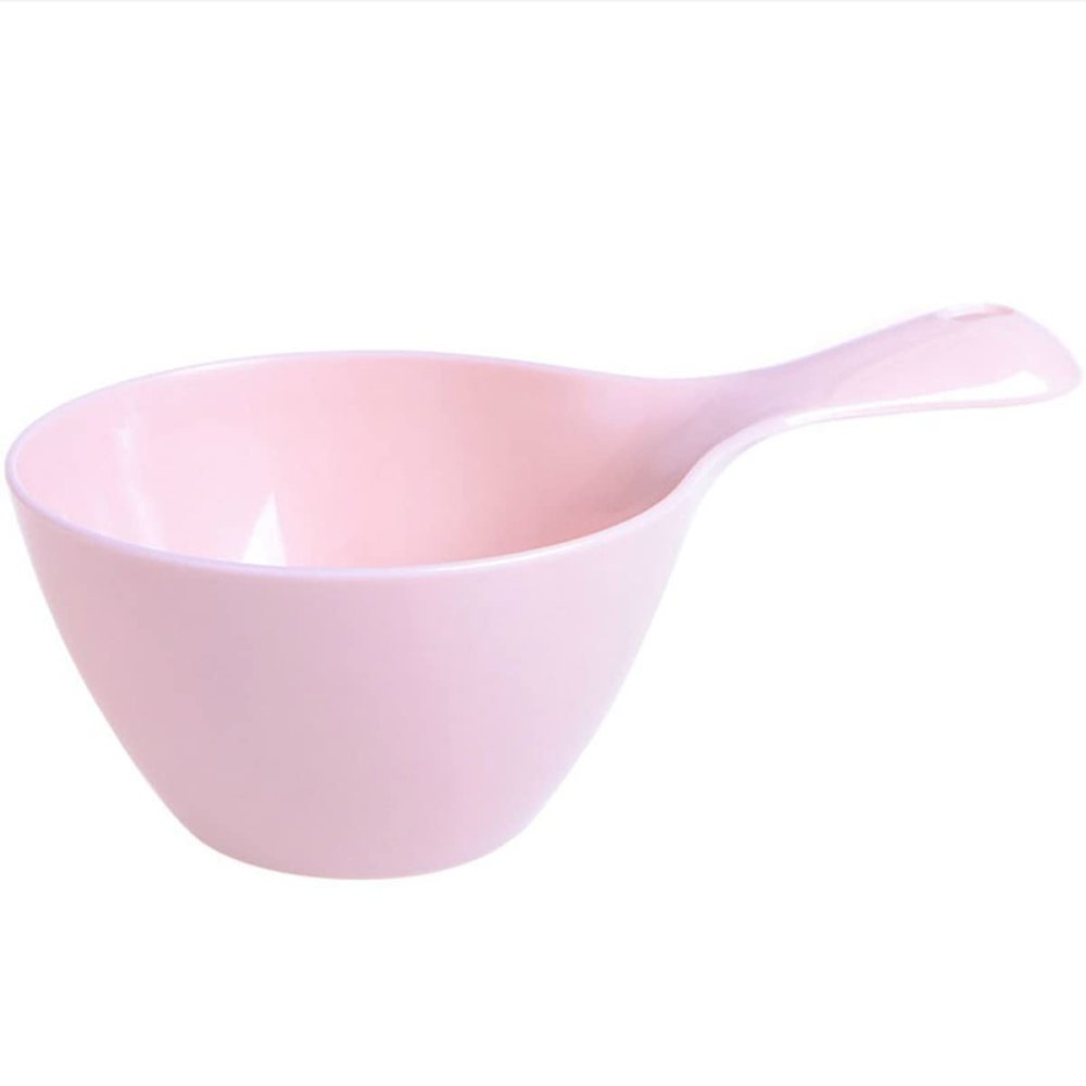 BESTonZON Small Ladle Water Ladle Thicken water bath scoops bathroom scoop cup plastic water scoop Japanese Plastic Bath Long Handle Ladle