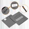 artsdi 13x13x13 storage cube bins(Set of 8) Fabric storage cubes with 8 Labels Window Cards & a Pen, storage cubes 13x13, Collapsible 13 inch cube storage bins, Cubby Organizer Boxes, Gray view 2
