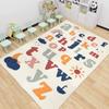 ABREEZE Large Kids Play Mat, Faux Wool Kids Play Area Rugs 5' x 6.6' Non-Slip Childrens Carpet ABC Number Educational Learning & Game Decor Living Room Bedroom Playroom Nursery view 3