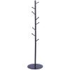 LFFH 8 Hook Coat Rack, Home Iron Art Free Standing Coat Stand Creative Furniture Clothes Hanging Storage Rack Bedroom Drying Rack (Color : Black) view 1