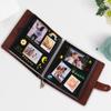 Leather photo Album Self Adhesive Pages, Handamde Leather Scrapbook Photo Album, Wedding Family Album, Holds 3x5, 4x6, 5x7, 6x8 Photos - Coffee view 2
