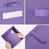 artsdi 13x13x13 storage cube bins(Set of 8) Fabric storage cubes with 8 Labels Window Cards & a Pen, storage cubes 13x13, Collapsible 13 inch cube storage bins, Cubby Organizer Boxes, Purple view 2