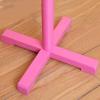 LFFH Kids Coat Racks, Home Creative Pencil Free Standing Coat Stand Cross Base Solid Wood Hanging Hanger for Home Office (Color : Blue) view 4
