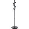 LFFH Pipe Coat Rack, Home Iron Art Free Standing Coat Stand Disc Base Creative Hanging Hanger for Home Office (Color : Black) view 1