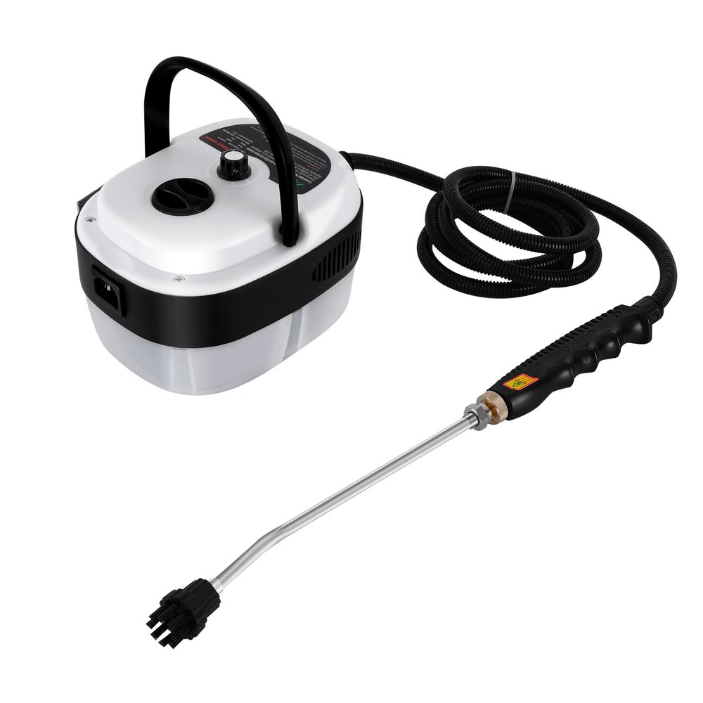 110V 2500W High Pressure High Temperature Steam Cleaner Handheld Steam Cleaning Machine with Brush and Nozzle Electric Cleaning Machine for Home Commercial Kitchen Window Furniture
