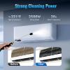 110V 2500W High Pressure High Temperature Steam Cleaner Handheld Steam Cleaning Machine with Brush and Nozzle Electric Cleaning Machine for Home Commercial Kitchen Window Furniture view 2