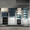 Dishes Drainer Rack Adjustable, Plate Drying Dryer Rack with Handles Bowl Drainer Dish Storage Organizer Holder for Cabinet/drawer (1 pcs 13cm, Black) view 3