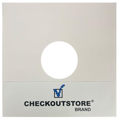 20 CheckOutStore Cardboard Jackets Album Cover/w Hole for 12" LP Vinyl 33 RPM Records