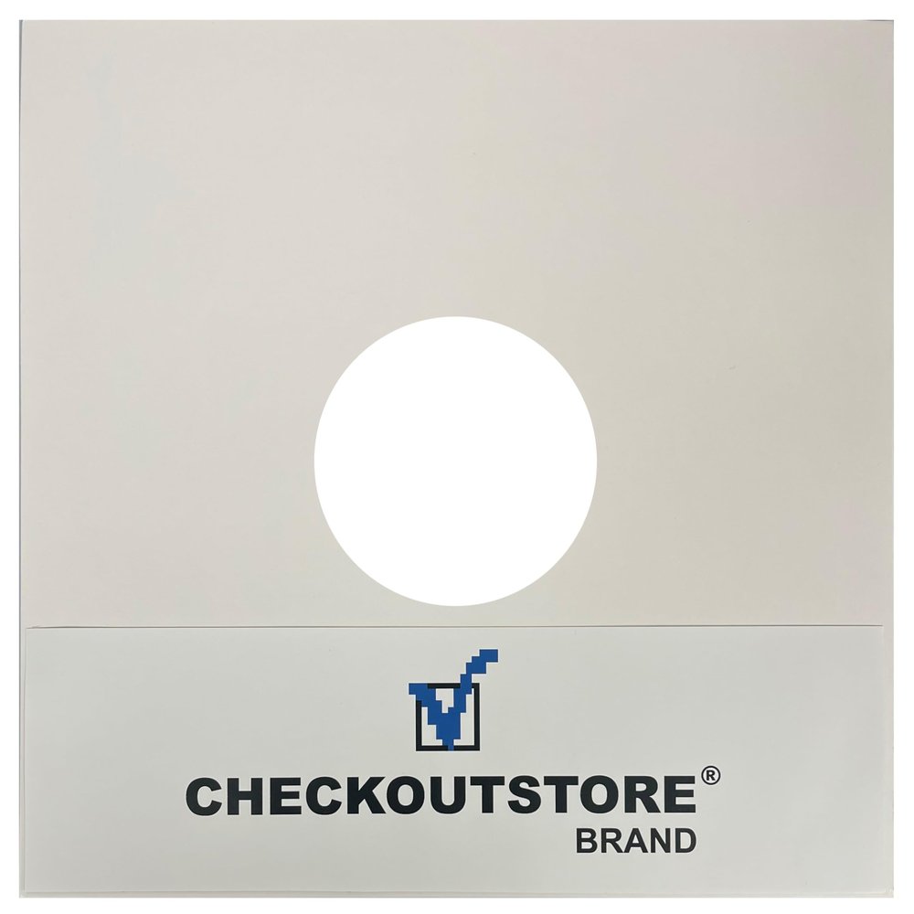 20 CheckOutStore Cardboard Jackets Album Cover/w Hole for 12" LP Vinyl 33 RPM Records