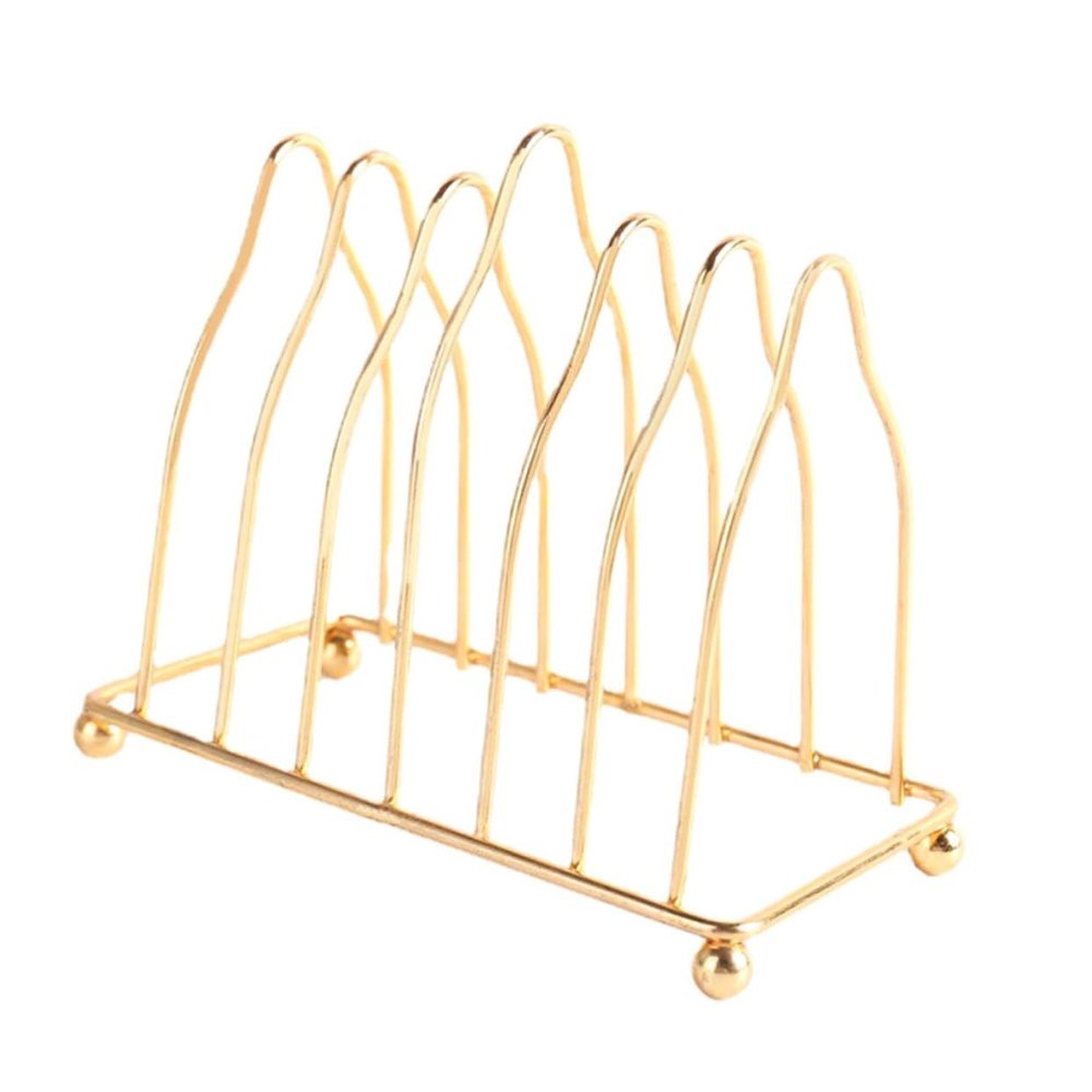 CALLARON Wear-resistant Plate Stand Iron Plate Organizer Dish Rack for Displaying