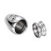 BIAIHQIE 40mm*45mm Stainless Steel Memorial Urn Casket Pet Keepsake Locket Containers for Cremated Ashes - Hold Dog/cat Paw Print view 2