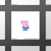 Trends International Gallery Pops Peppa Pig - George Wall Art Wall Poster, 12" x 12", Unframed Version view 3