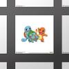 Gallery Pops Pokemon - Bulbasaur, Charmander, Squirtle Wall Art, Unframed Version, 12'' x 12'' view 3