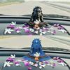 Adiyogi Shiva Statue for Car Dashboard, Pooja & Gift, Mahadev Murti Idol, Shankara for Home & Office Decor Set of 2 (Black & Blue) by Indian Collectible view 2