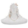 Adiyogi Shiva Statue for Car Dashboard, Pooja & Gift, Mahadev Murti Idol, Shankara for Home & Office Decor (White) by Indian Collectible view 1