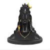 Adiyogi Shiva Statue for Car Dashboard, Pooja & Gift, Mahadev Murti Idol, Shankara for Home & Office Decor & 5 Mukhi/Faced 108+1 Beads Rudraksha Jaap Mala by Indian Collectible view 2