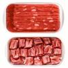 2 Pack Plastic Bacon Box, Deli Meat Saver Cold Cuts Fridge Keeper, Cheese Food Storage Container with Lid for Refrigerator, Shallow Low Profile Christmas Cookie Holder view 1