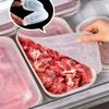 2 Pack Plastic Bacon Box, Deli Meat Saver Cold Cuts Fridge Keeper, Cheese Food Storage Container with Lid for Refrigerator, Shallow Low Profile Christmas Cookie Holder view 3