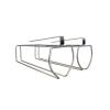 2 slots Wine Glasses Rack, Stemware Hanger, glass cup storage rack, Wire Wine Glass Holder, for Cabinet Kitchen Bar, ready to use (Color : Silver) view 1
