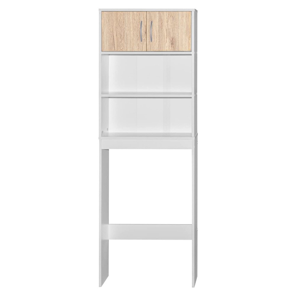 Ace Over-The-Toilet Storage Rack White & Natural Oak