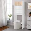 Ace Over-The-Toilet Storage Rack White & Natural Oak view 2