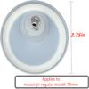 Mason Jar Pour Spouts. free flow Mason Jar Pour Spouts, mason jar for spout regular mouth size 70mm dispenser germination cover. Suitable for any liquid. Leak-Proof 4-Pack + 8 Lid Caps (rose gold) view 3