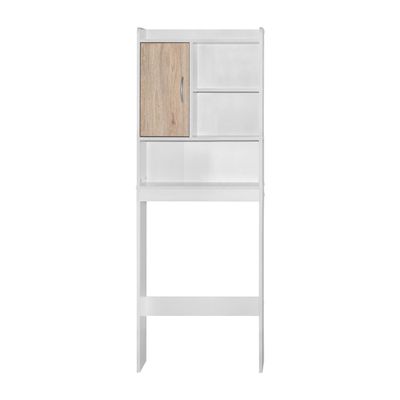 Ace Over-The-Toilet Storage Cabinet White & Natural Oak