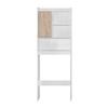 Ace Over-The-Toilet Storage Cabinet White & Natural Oak view 1