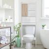 Ace Over-The-Toilet Storage Cabinet White & Natural Oak view 2