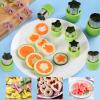 17 Pack Melon Baller Scoop Set - 4 in 1 Stainless Steel Fruit Tool Set Fruit Scooper Seed Remover with Fruit Vegetable Cutter Shapes Set Fruit Peeler for Fruit Slicer Dig Pulp Separator (A) view 3