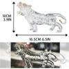 RAN Home Attract Wealth Desktop Figurine Office Decoration Handmade Lucky Crystal Tiger Statues House Congratulation Gift view 4