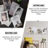 EAYOYAE 37.4" Magazine Holder,Acrylic Magazine Rack Wall Mounted,Clear Brochure Holder (2PACK) view 3