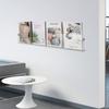 EAYOYAE 37.4" Magazine Holder,Acrylic Magazine Rack Wall Mounted,Clear Brochure Holder (2PACK) view 4