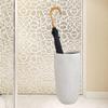 Umbrella Stand YXX- White/Black Ceramics Walking Sticks Holder, American-Style Porcelain Umbrella Bucket for Indoor Entryway Farmhouse (Color : Style-1) view 3