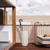 Umbrella Stand YXX- White/Black Ceramics Walking Sticks Holder, American-Style Porcelain Umbrella Bucket for Indoor Entryway Farmhouse (Color : Style-1) view 4