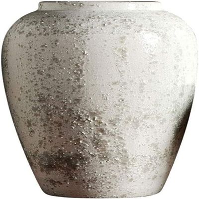 Ceramic Vase Desktop Vase Nordic Retro Home Decoration Ornaments Flower Arrangement Porcelain Bottle (Size : 17x29cm)